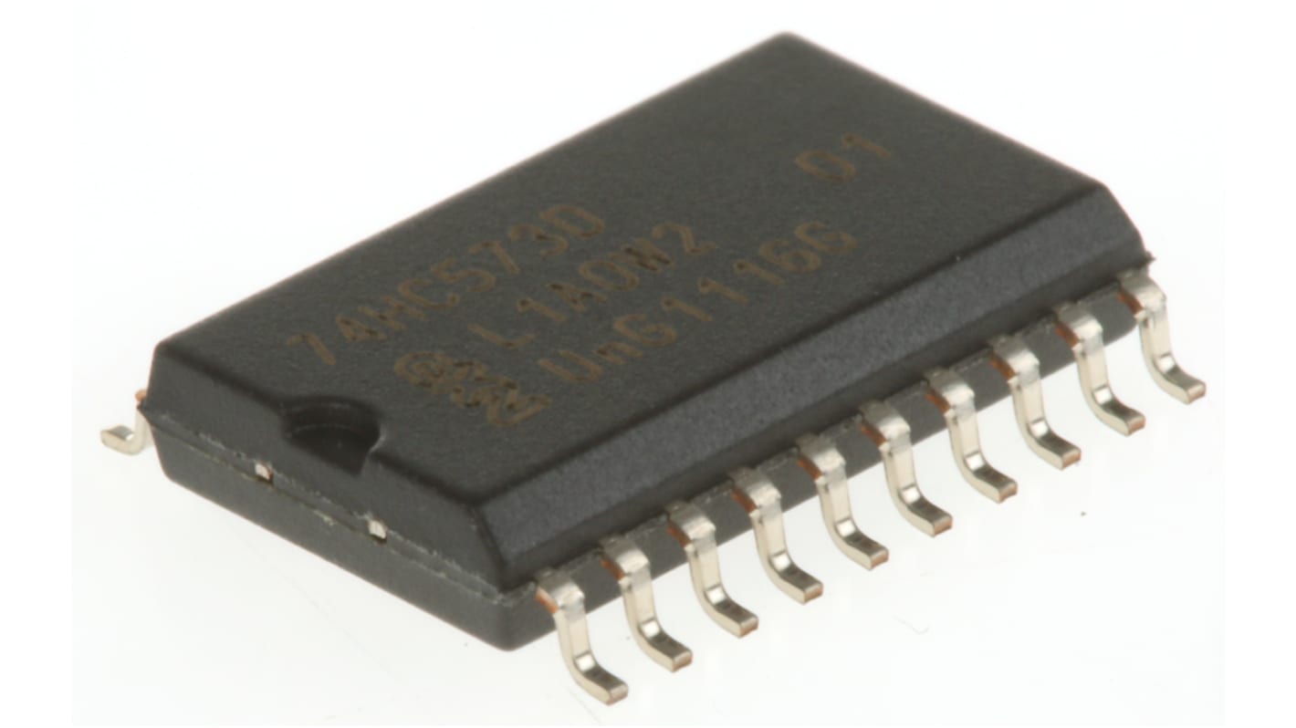 Przerzutnik, typu D, 74HC573D,652, SMD, 8bit-Bit, 20-Pin, SOIC, wy: 3 stanowe, Nexperia