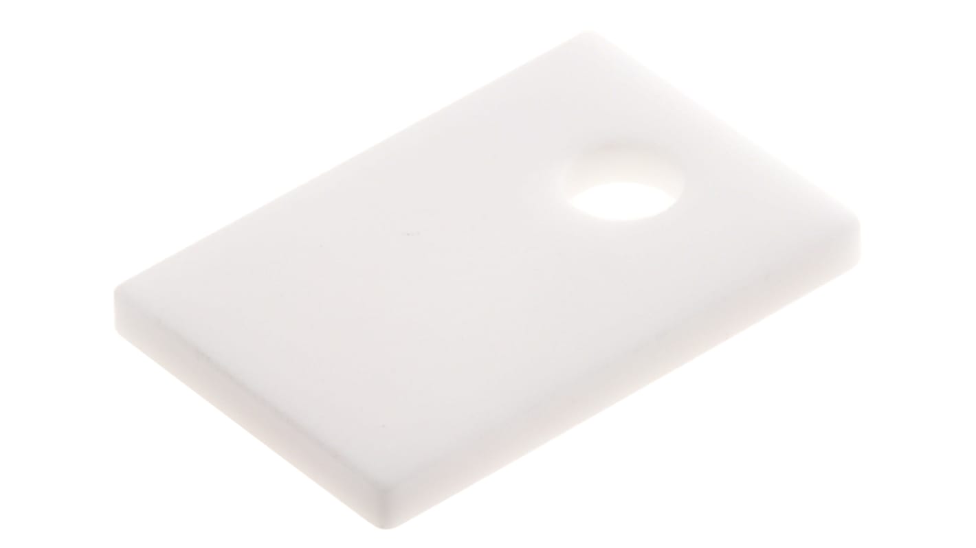 Pad interfaccia termica Silfox in Ossido di alluminio ceramico, 18 x 12mm, spessore 1.5mm, 20W/m·K