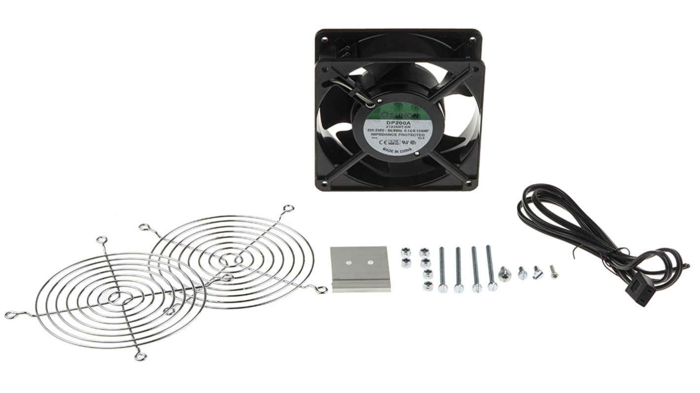 Schneider Electric AC Filterlüfter, 41dB, 230 V, 17W, 119 x 119mm