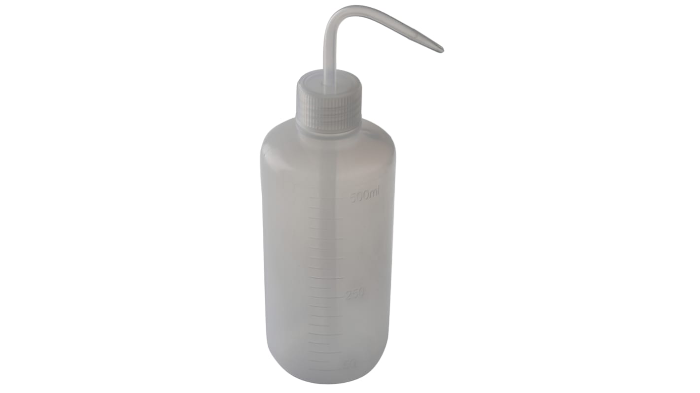 RS PRO 500ml LDPE Narrow Neck Wash Bottle