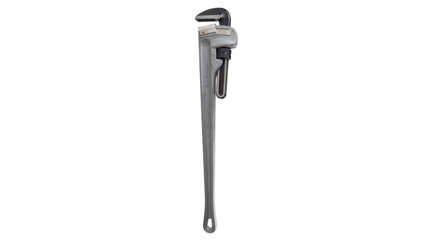 Ega-Master Pipe Wrench, 914.4 mm Overall, 127mm Jaw Capacity, Metal Handle