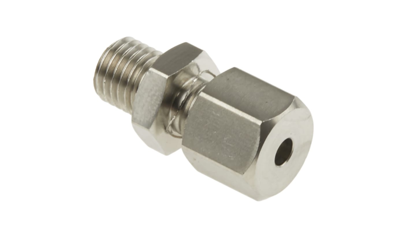 RS PRO In-Line Thermocouple Compression Fitting for Use with Thermocouple, M8, 3.175mm Probe