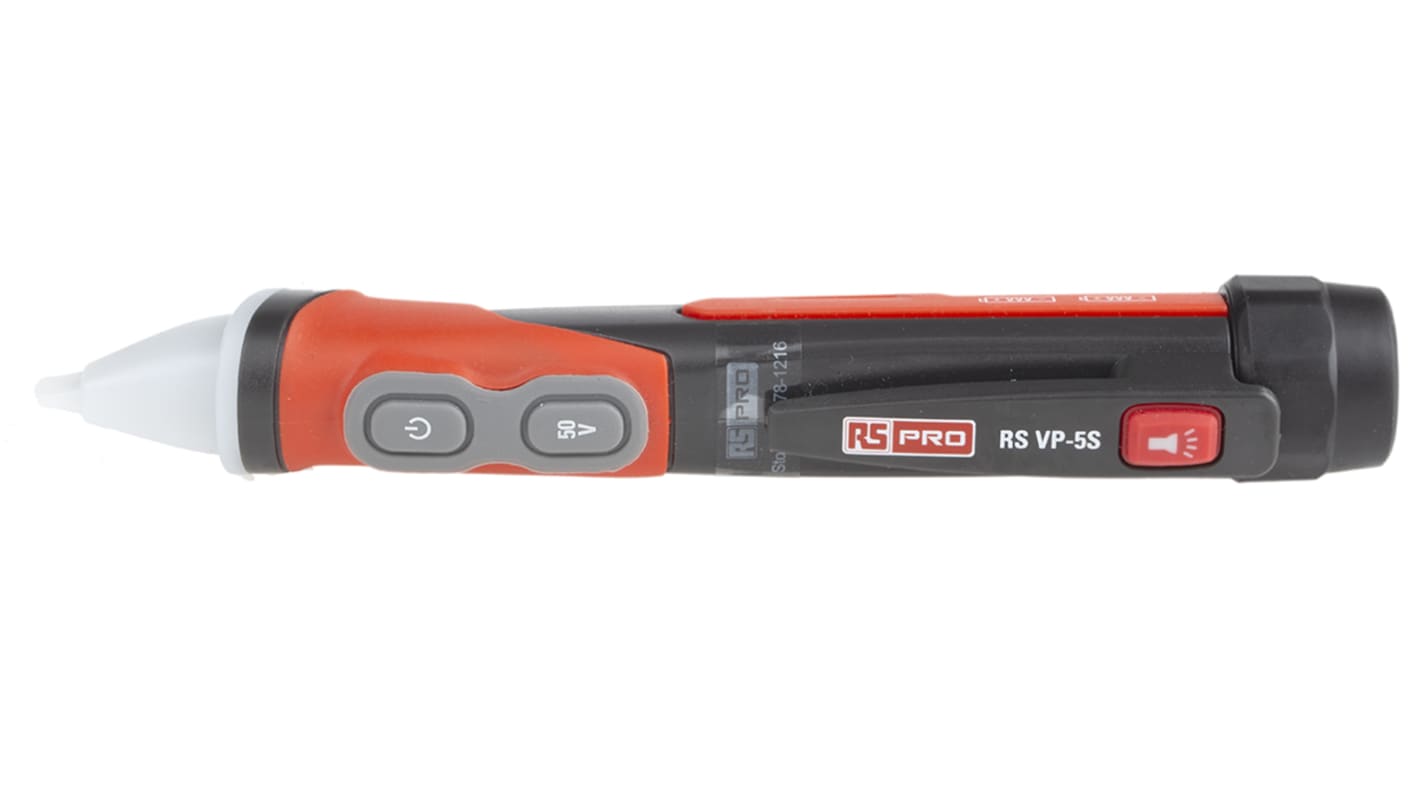 RS PRO AC-15EXs Non Contact Voltage Detector, 50V ac to 1000V ac