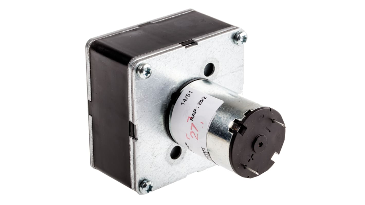 Crouzet Brushed Geared DC Geared Motor, 3 W, 24 V dc, 5 Nm, 344 rpm, 8mm Shaft Diameter