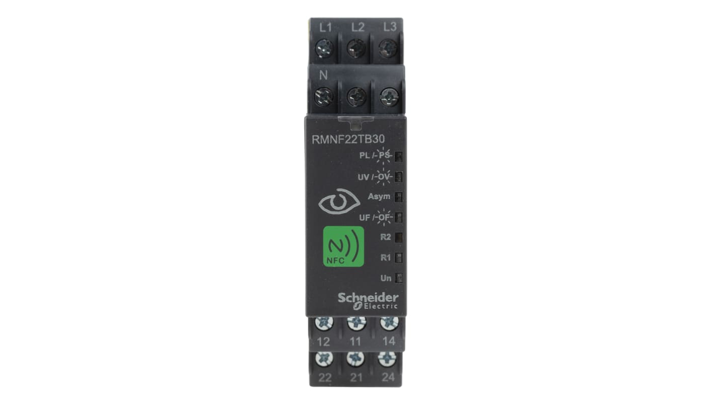 Relè di monitoraggio Schneider Electric RMNF22TB30 serie Harmony Control, DPDT