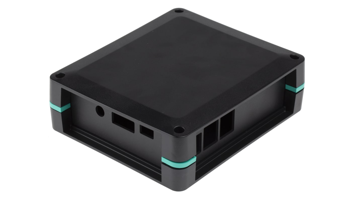 Phoenix Contact Polycarbonate Case for use with Raspberry Pi 2B, Raspberry Pi 3B in Black