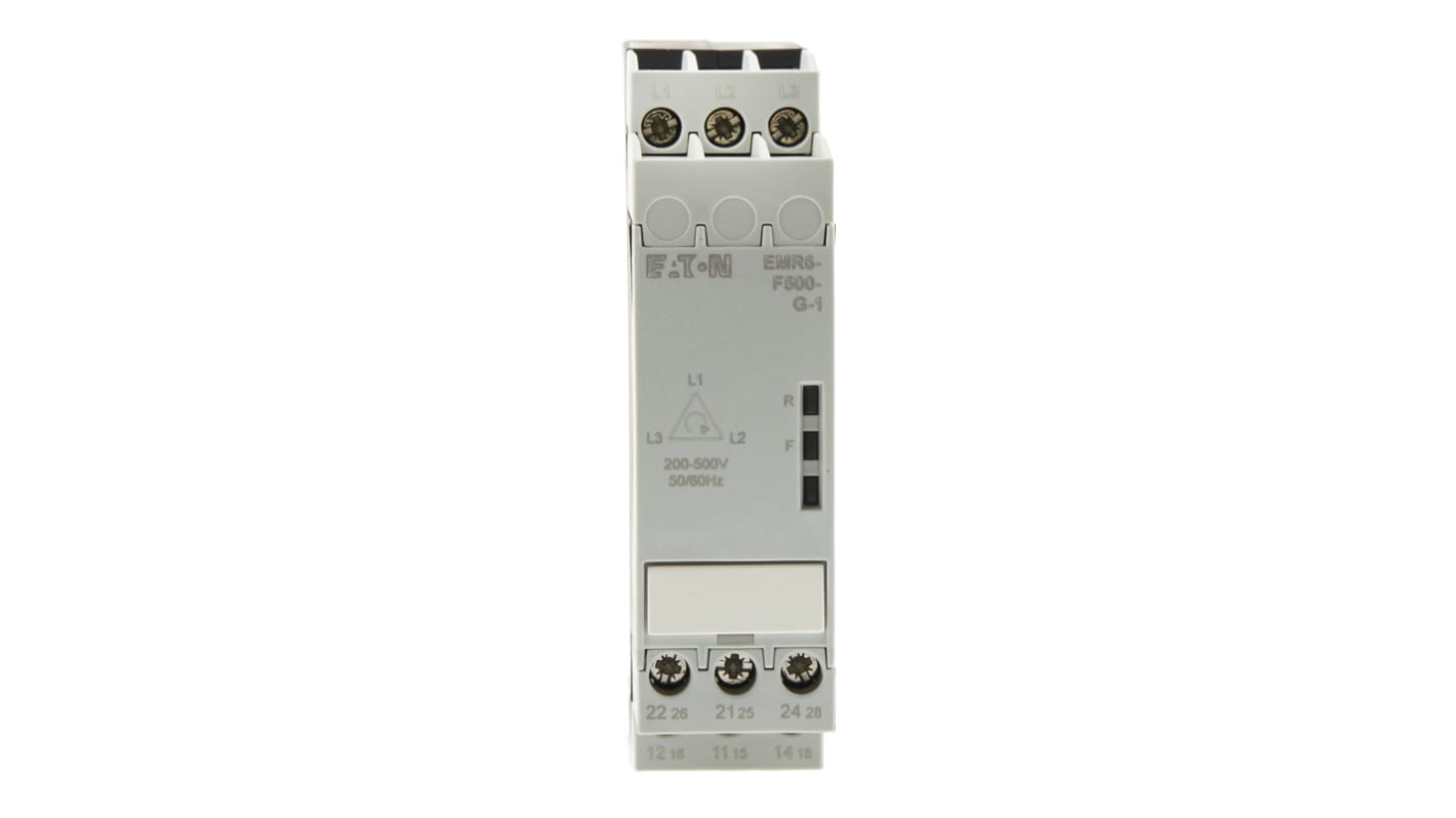 184789 EMR6F500G1 Eaton Phase, Voltage Monitoring Relay, 200 →