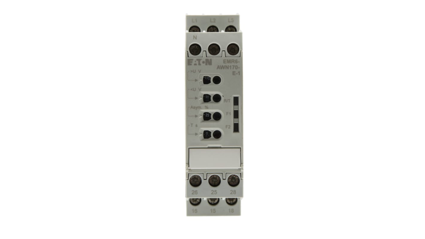 Eaton Phase, Voltage Monitoring Relay, 90 → 170V ac, DIN Rail