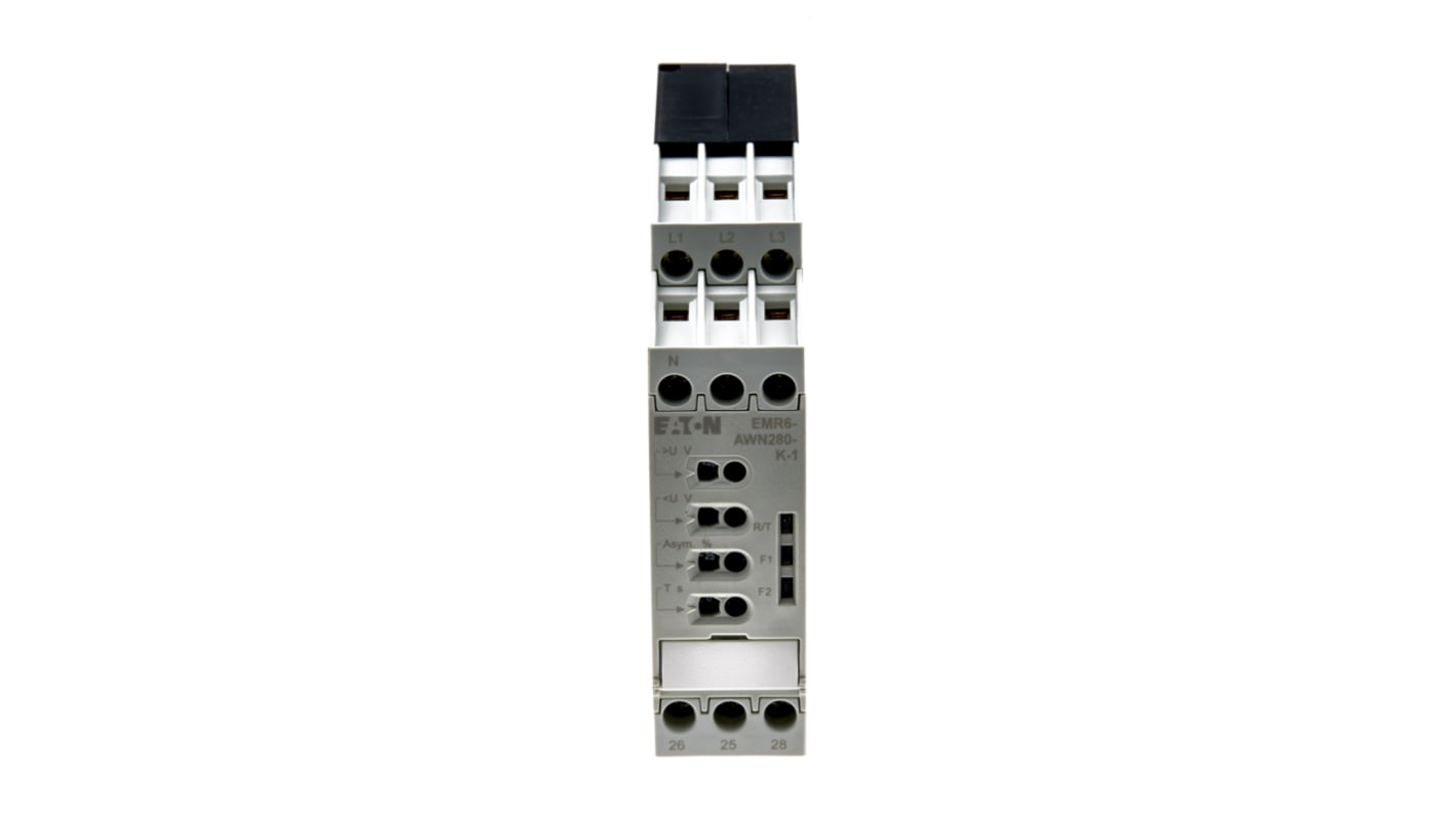 Eaton Phase, Voltage Monitoring Relay, 180 → 280V ac, DIN Rail