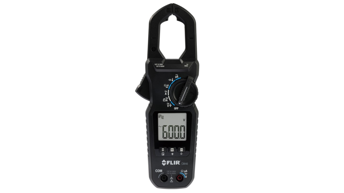 Pince multimètre CM4X FLIR, 400A c.c., 400A c.a., Etalonné RS