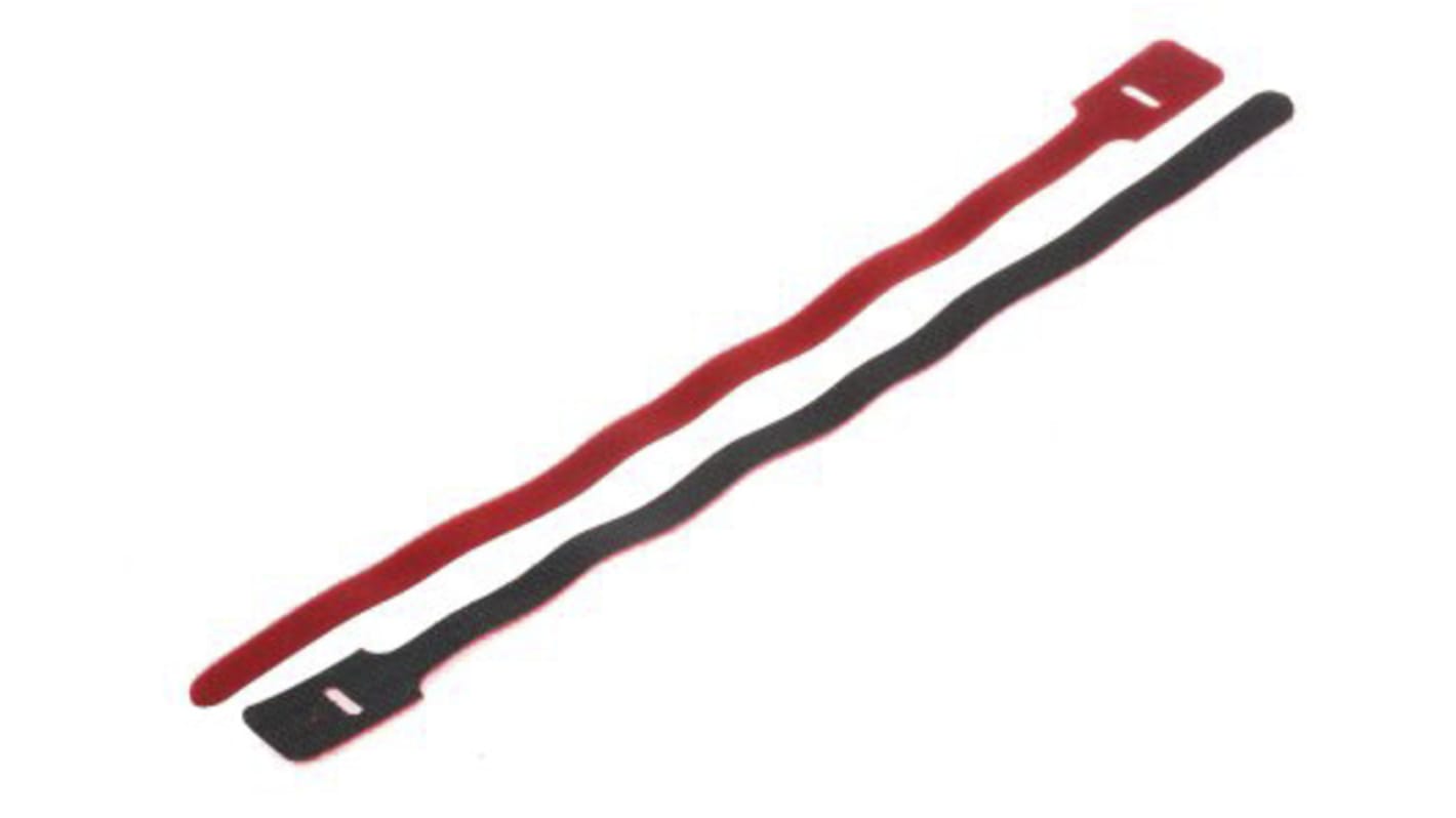 Serre-câble RS PRO 325mm x 25 mm Rouge en Nylon 66