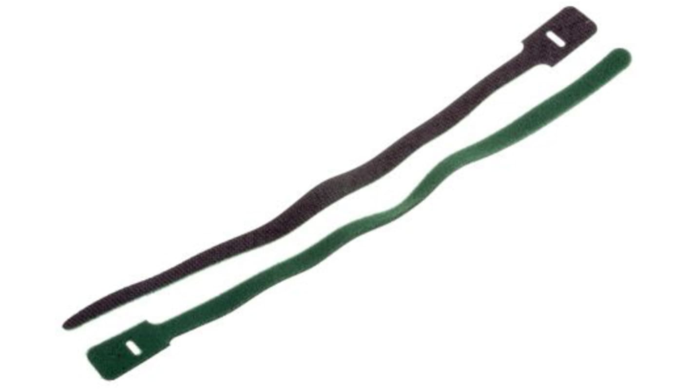 Brida RS PRO de Nylon 66 Verde, 325mm x 25 mm, Velcro