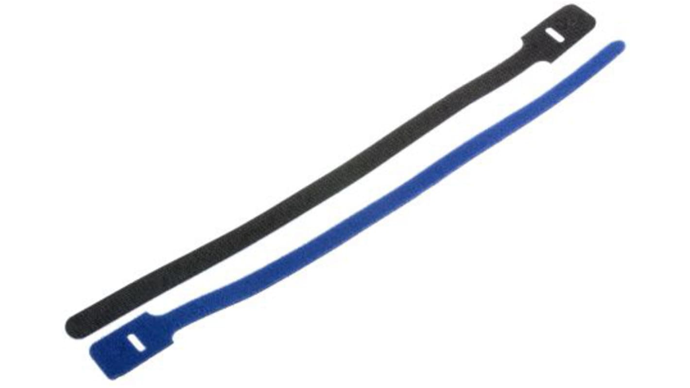 Fascette fermacavi RS PRO in Nylon 66, 325mm x 25 mm, col. Blu