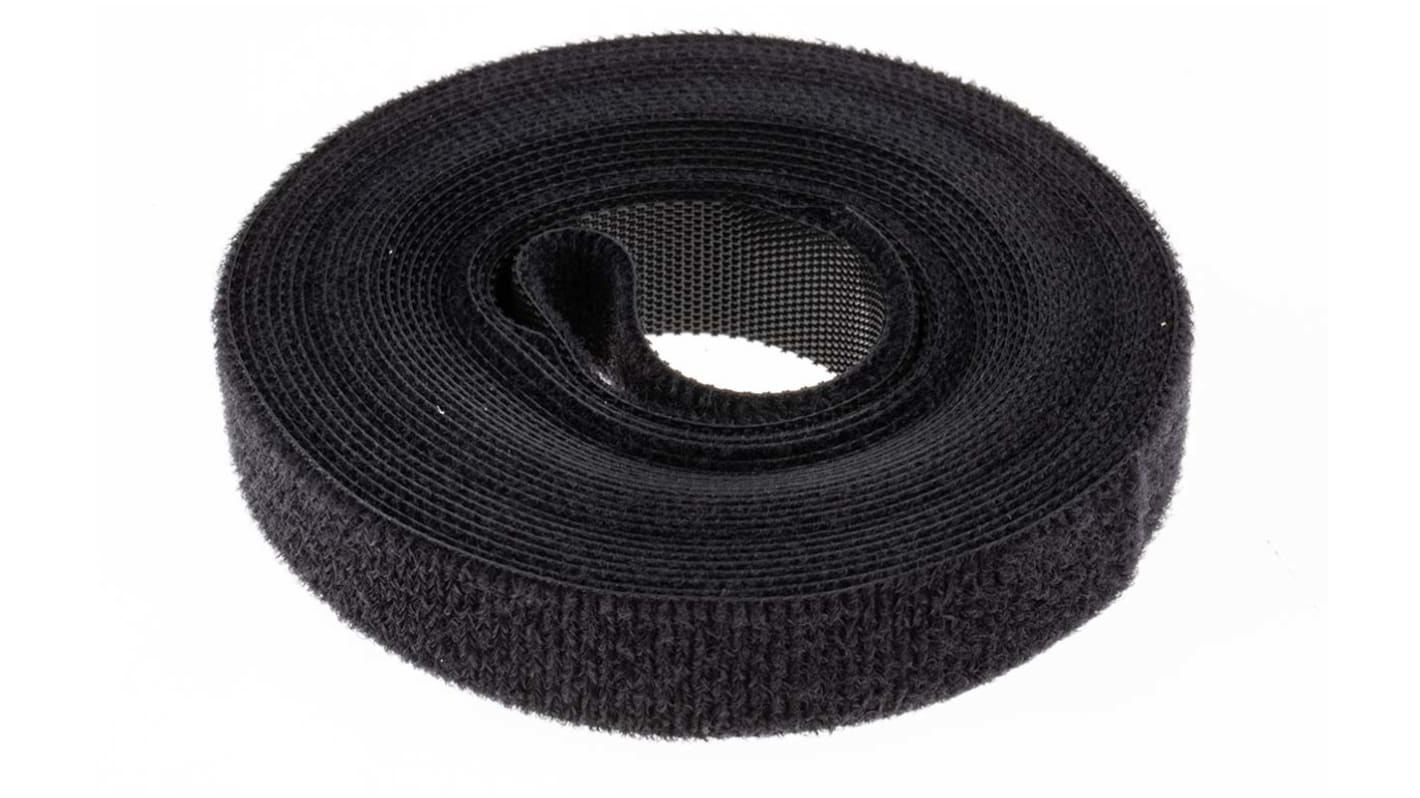 Brida RS PRO de Nylon 66 Negro, 5m x 16 mm, Velcro