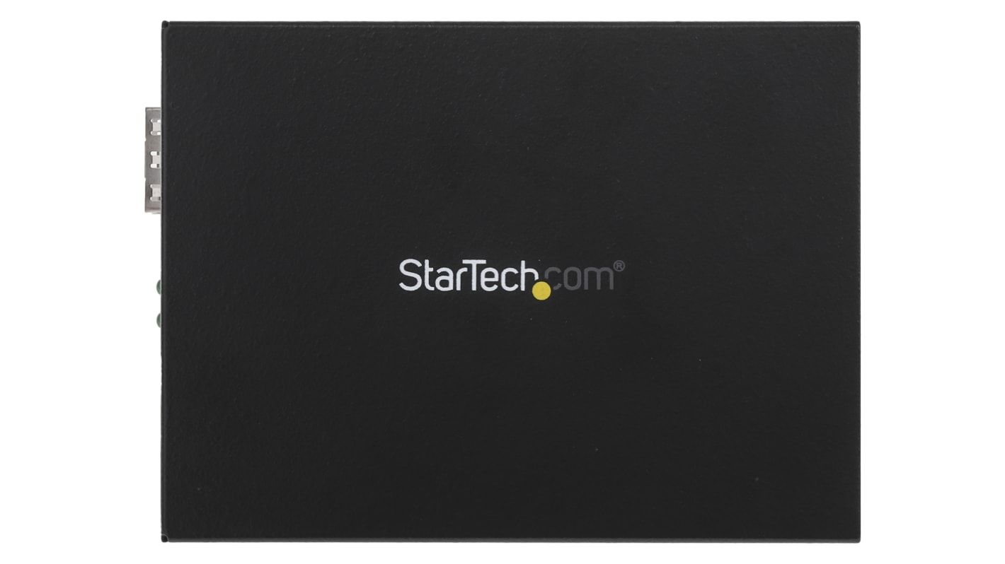 StarTech.com Medienkonverter 10/100/1000Mbit/s, Vollduplex, Single Mode 550m 1000Mbit/s, Anschluss: RJ45, SC