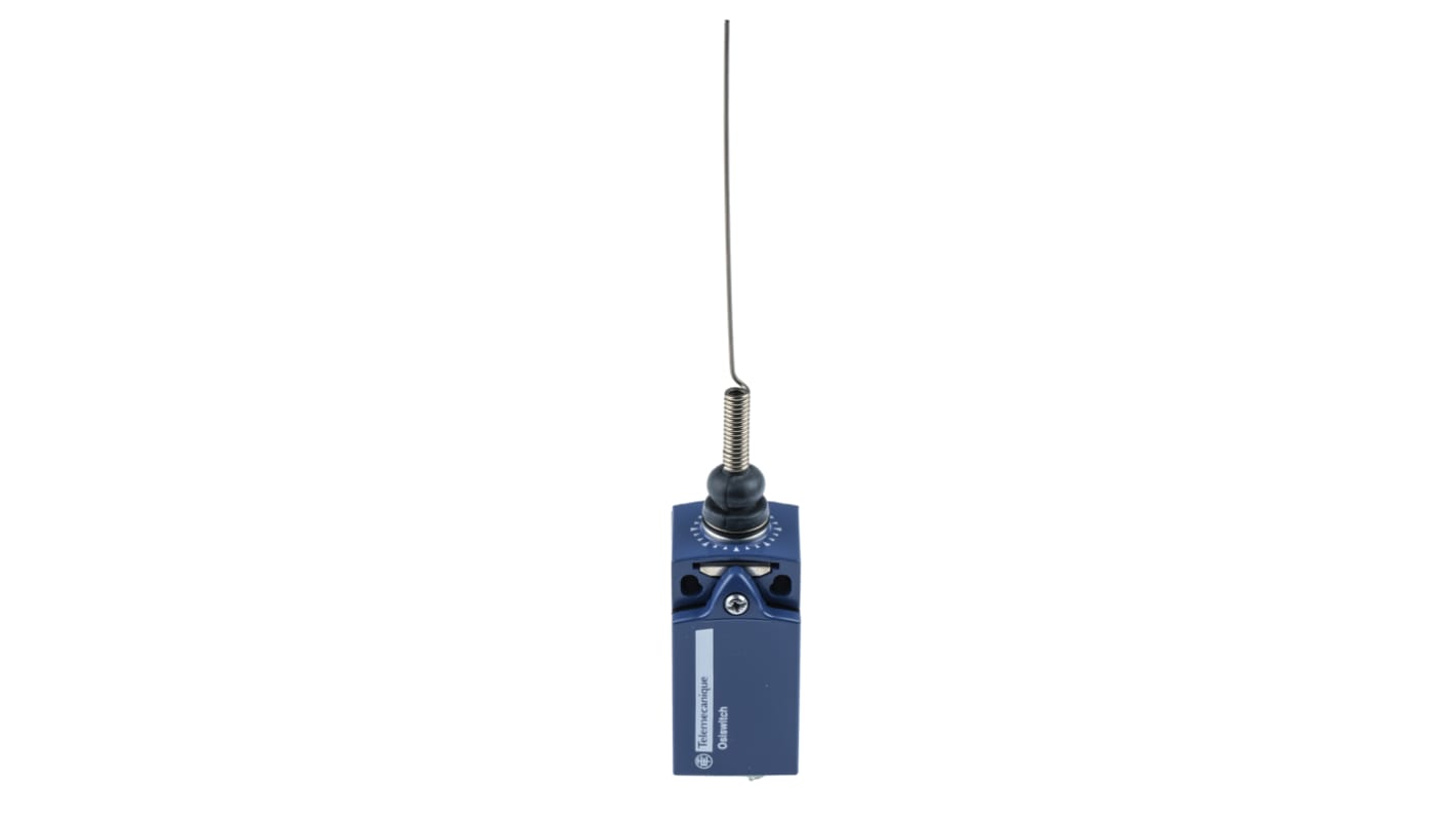 Telemecanique Sensors OsiSense XC Series Cats Whisker Limit Switch, NO/NC, IP66, IP67, 2P, Metal Housing, 240V ac Max,