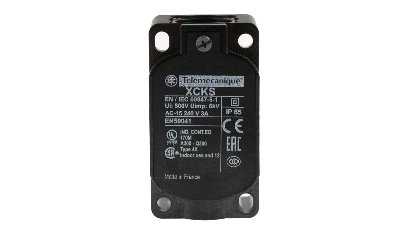 Telemecanique Sensors OsiSense XC Series Limit Switch, NO/NC, IP65, 2P, Plastic Housing, 240V ac Max, 3A Max