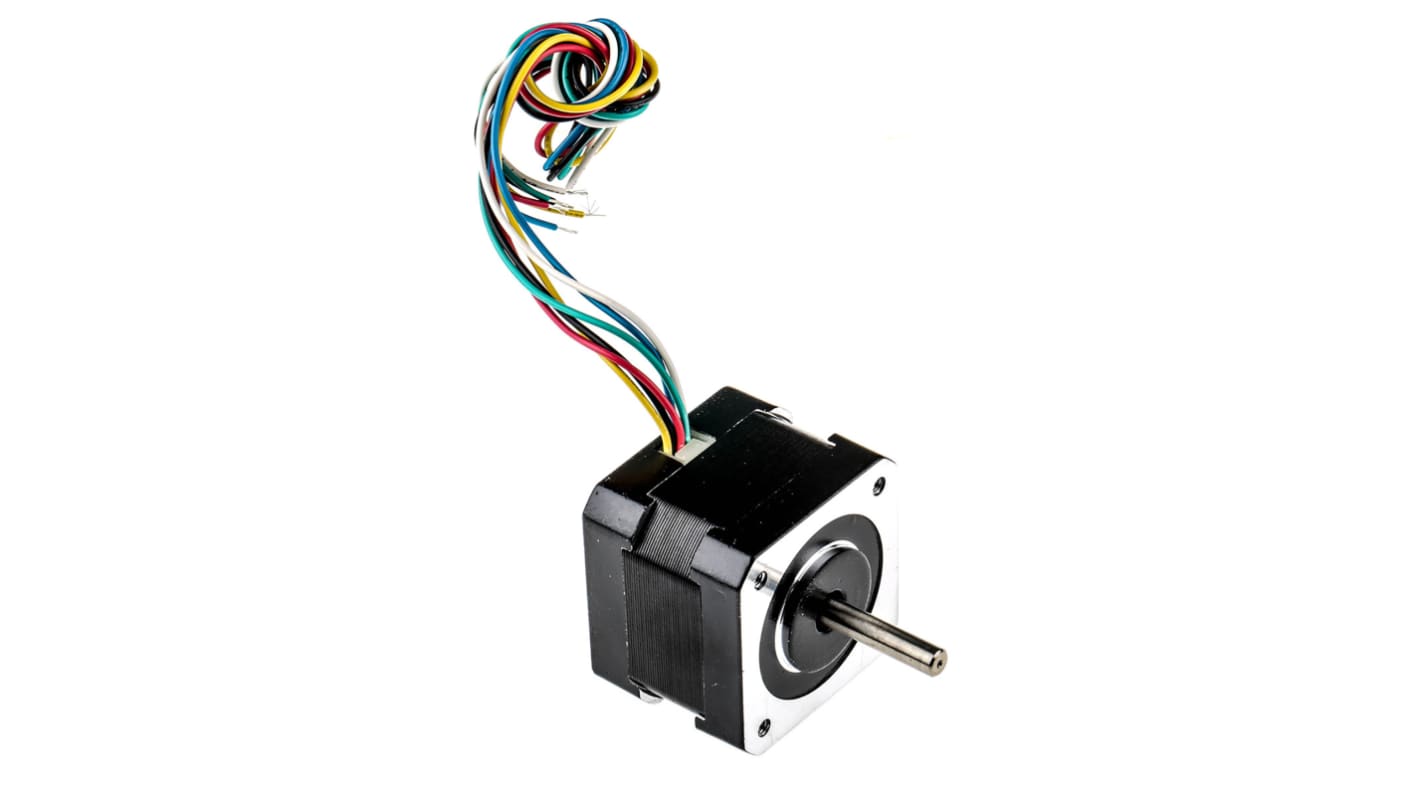 RS PRO Hybrid 1.8° Schrittmotor 4 V / 950 mA 6-adrig, 42.3 x 42.3mm Wellen-Ø 5mm