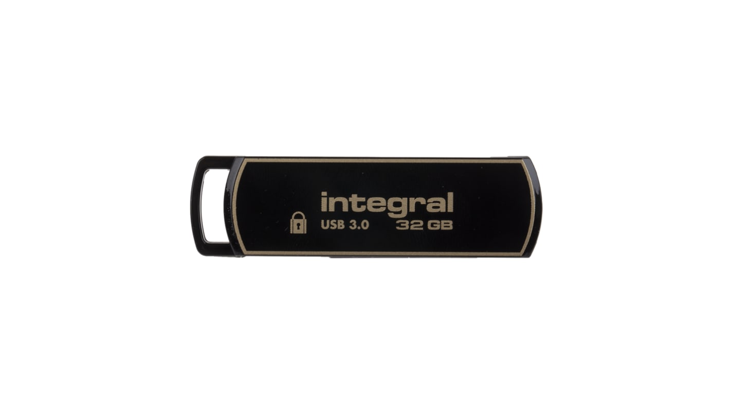 Integral Memory USB Flash meghajtó 32 GB AES-256 USB 3.0 0 → +70°C