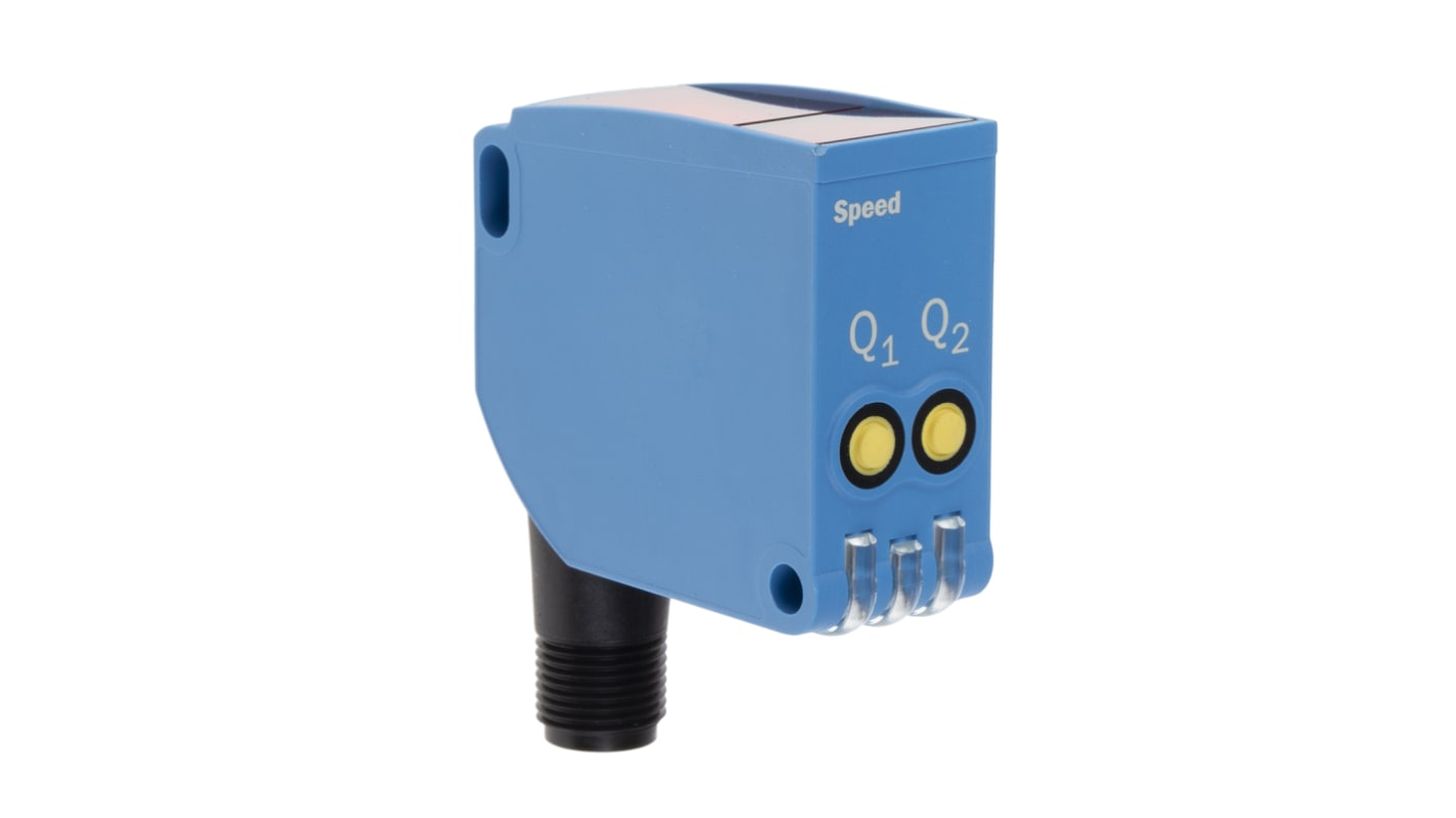 Sick Background Suppression Photoelectric Sensor, Block Sensor, 50 mm → 2.5 m Detection Range