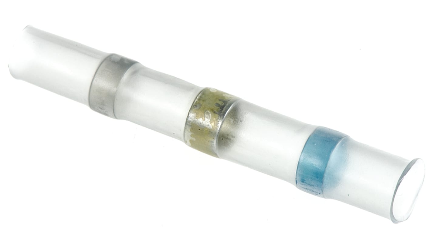 TE Connectivity Transparent Polyolefin Solder Sleeve 42mm Length 1.8 → 4.5mm Cable Diameter