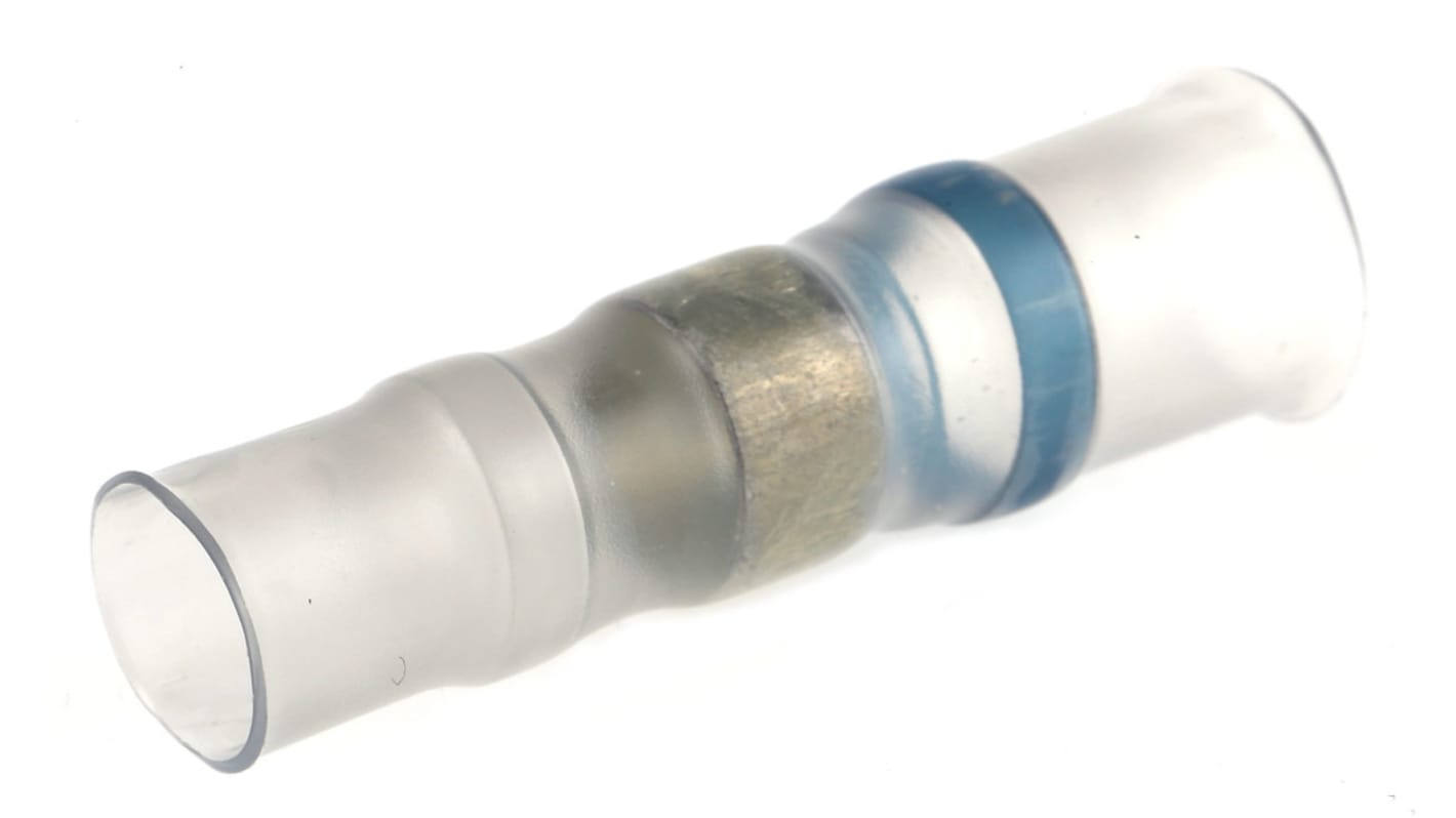 TE Connectivity Transparent Polyolefin Solder Sleeve 42mm Length 3.7 → 8.7mm Cable Diameter