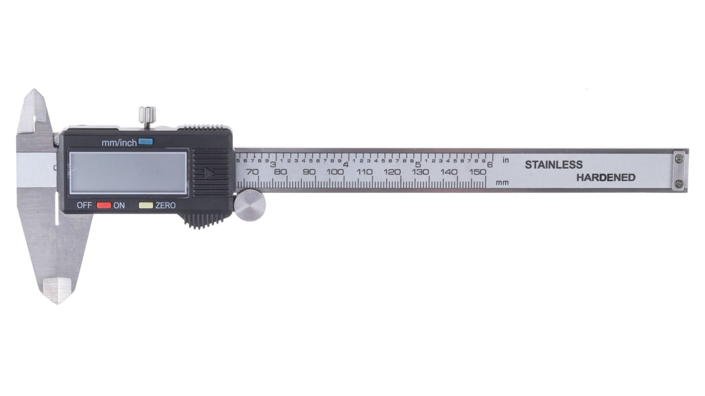 Set de medición RS PRO, calibre de 6 in, 150 mm, micrómetro de 25mm