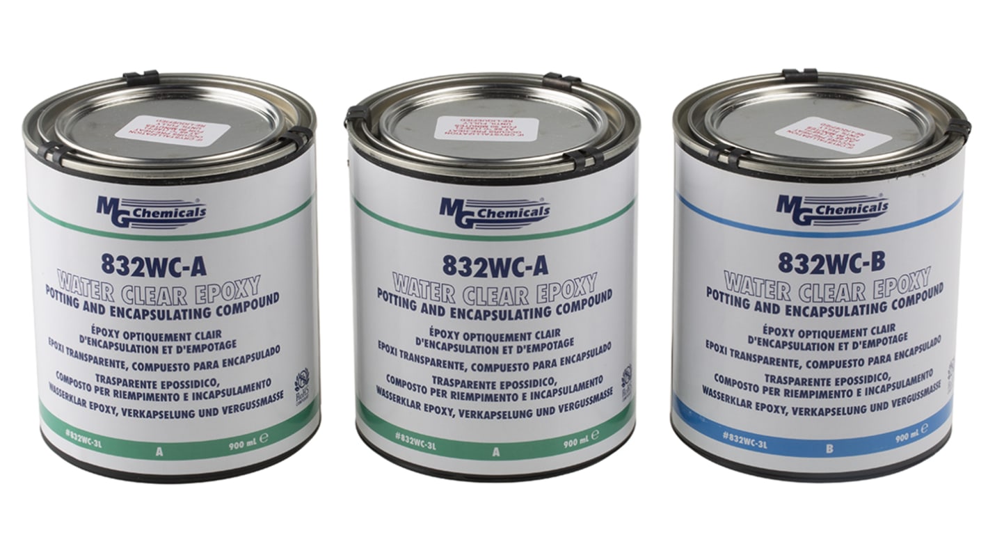 MG Chemical 832WC-3L Transparent Epoxy Potting Compound 3 L
