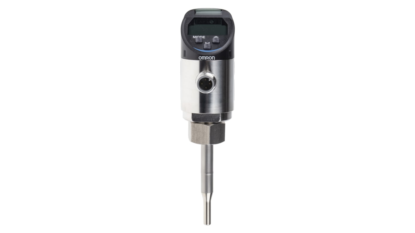 Omron E8FC Series Flow Sensor for Liquid, 0.6 (Nominal Diameter B 3/8 in) L/min, 1 (Nominal Diameter B 1/2 in) L/min,