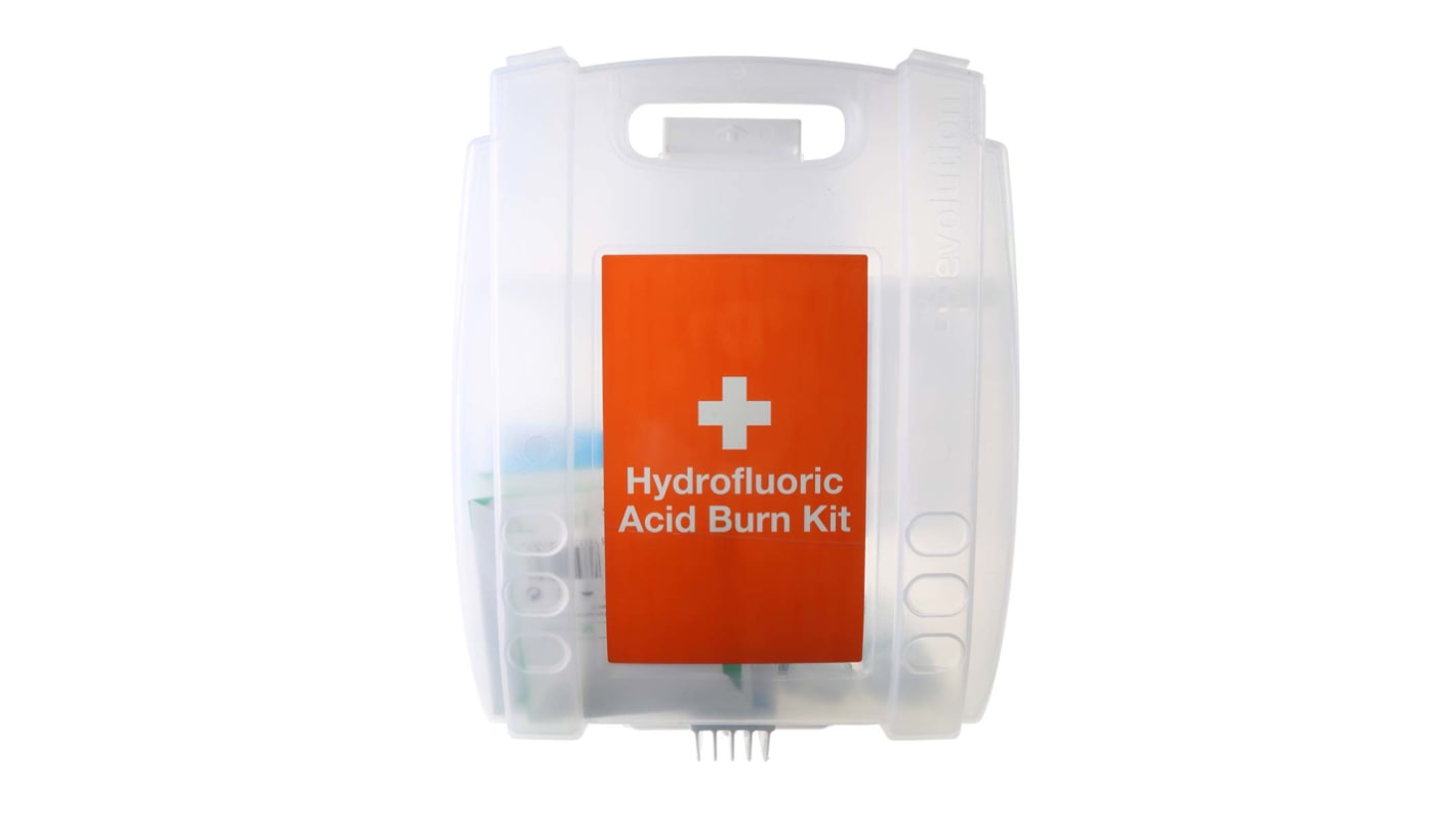 RS PRO Hydrofluoric Acid Burn Kit Wall Mounted