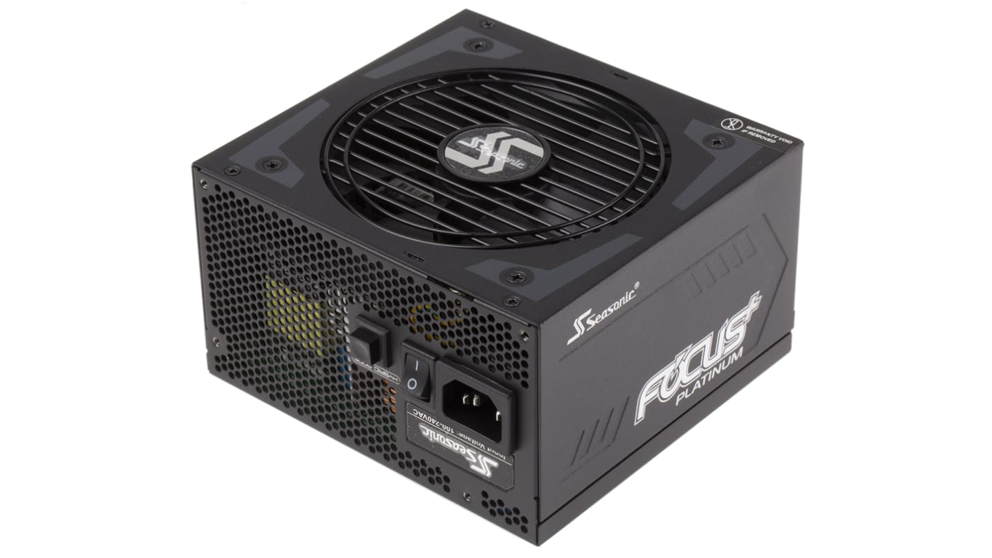 Seasonic 550W ATX Power Supply, 100 → 240V ac Input, -15 V dc, 3.3 V dc, 5 V dc, 12 V dc, 5 VSB V dc Output