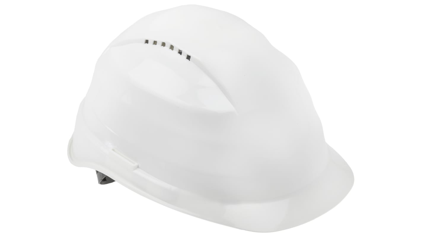 Casco de seguridad Alpha Solway Rockman de color Blanco , ventilado