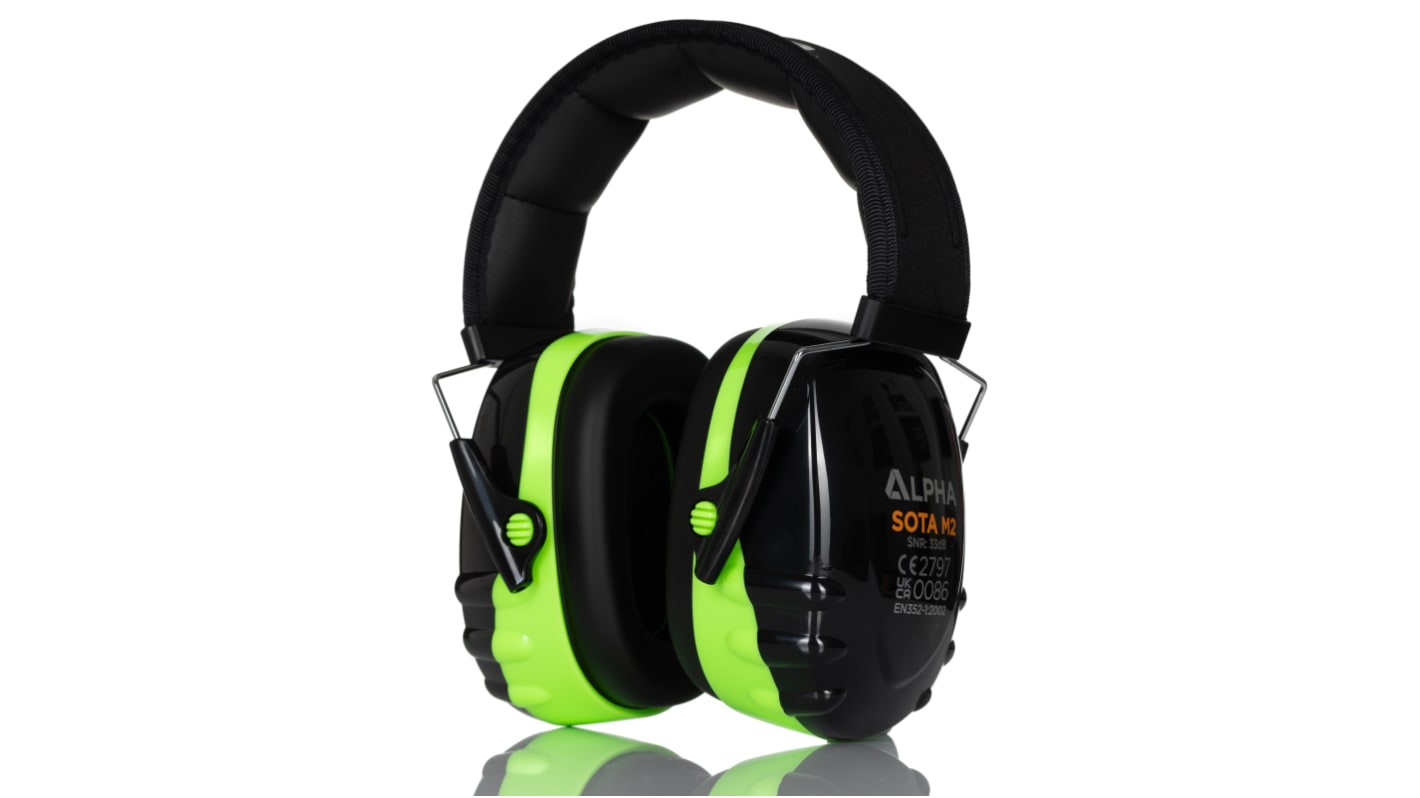 Casque anti-bruit Alpha Solway série Sota M2 Serre-tête 33dB Noir