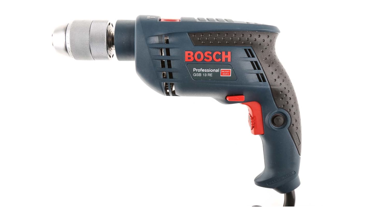 Příklepová elektrická vrtačka GSB 13RE 1.5 → 13mm, 110V, 600W Bosch