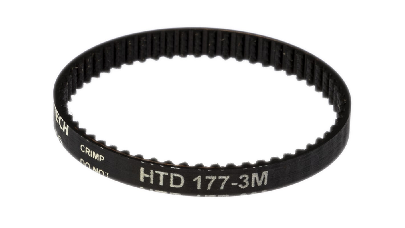 Contitech HTD 177-3M-06 Timing Belt, 59 Teeth, 177mm Length, 6mm Width