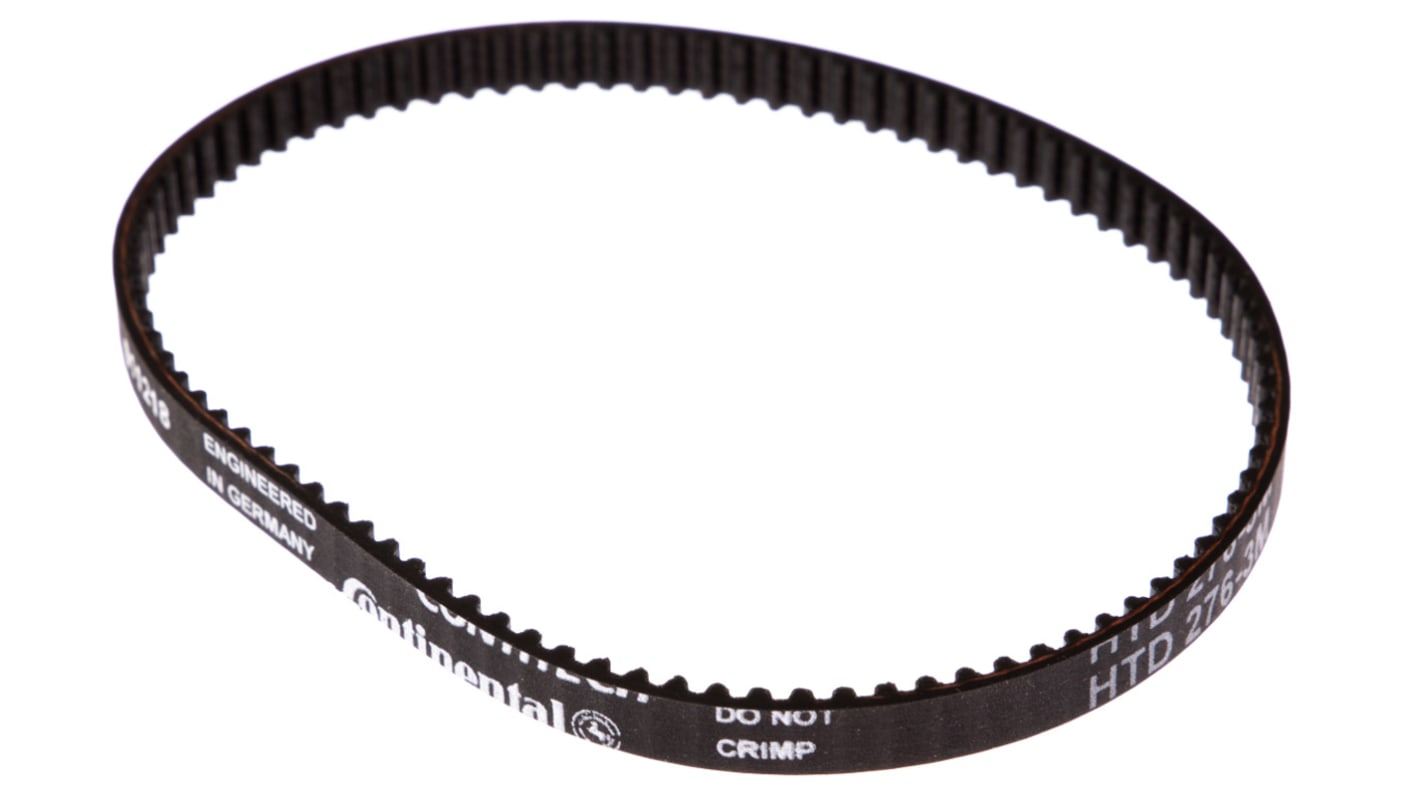 Contitech HTD 276-3M-06 Timing Belt, 92 Teeth, 276mm Length, 6mm Width