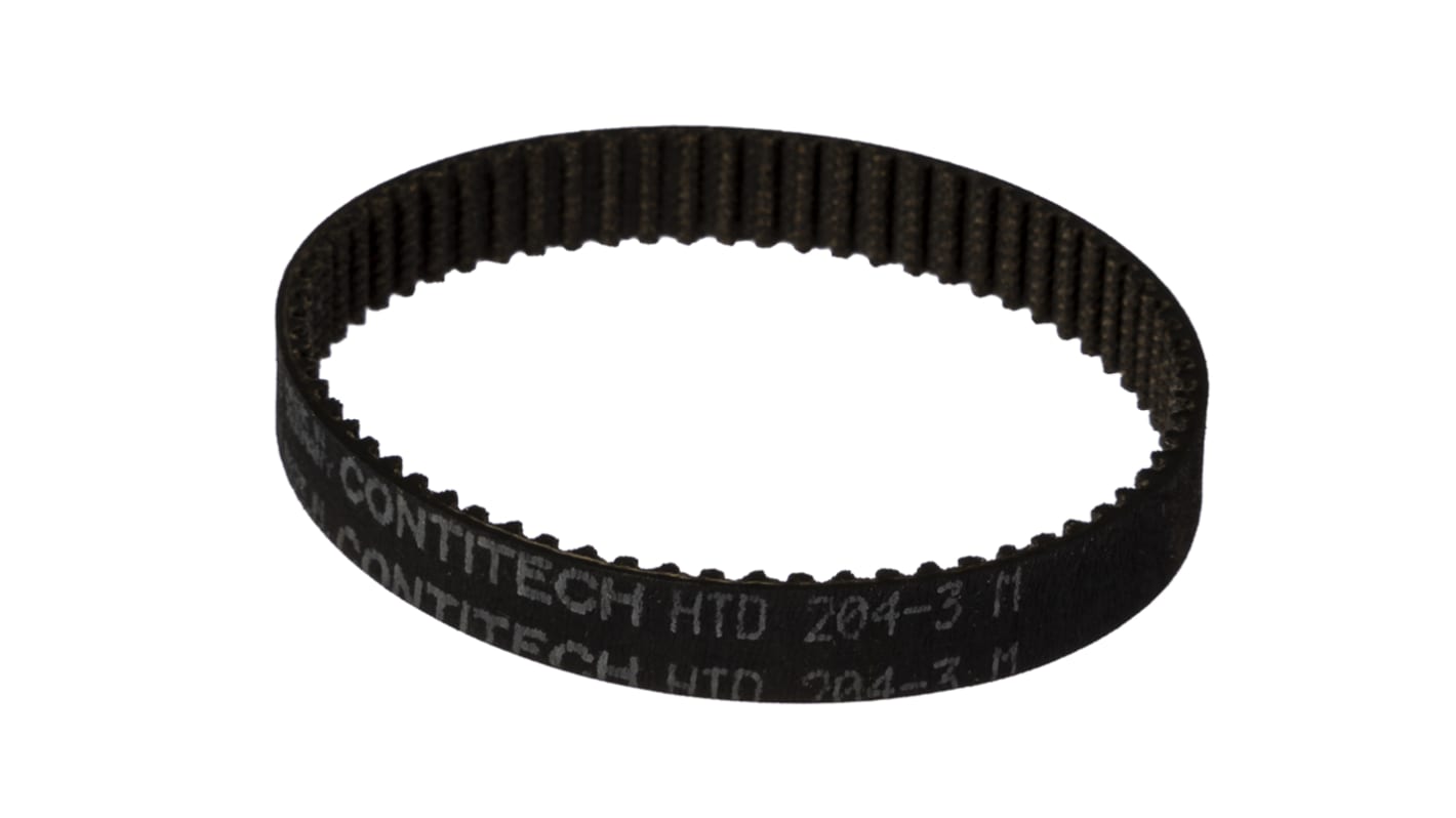 Contitech HTD 204-3M-09 Timing Belt, 68 Teeth, 204mm Length, 9mm Width