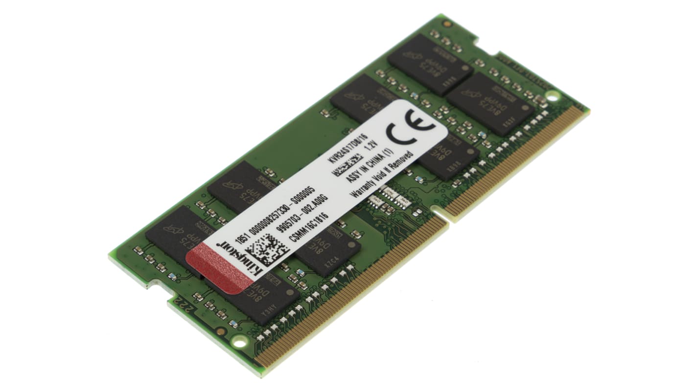 Kingston Arbeitsspeicher für Laptop, 16 GB, 2400MHz DDR4 SODIMM PC4-2400