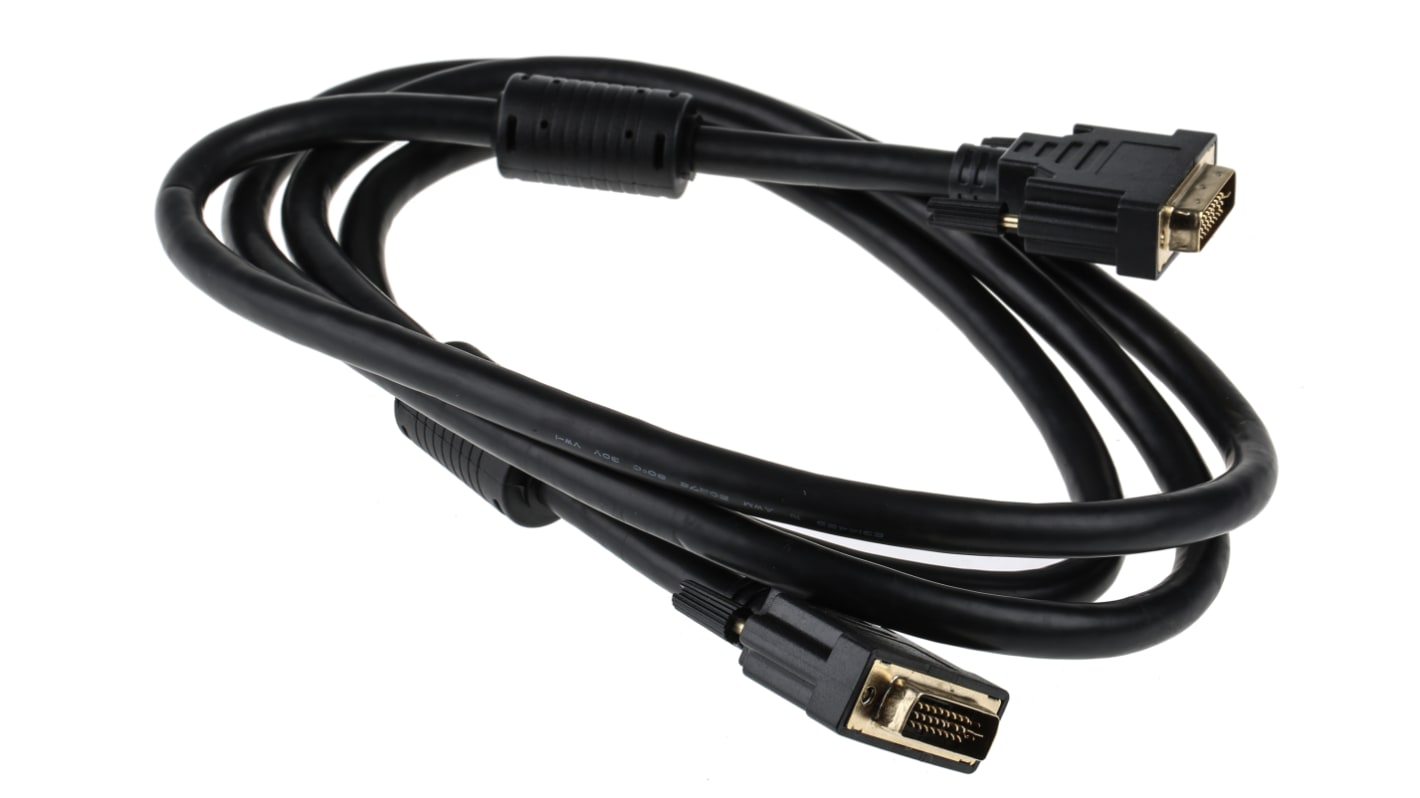 RS PRO, Male DVII Dual Link to Male DVII Dual Link Cable, 2m RS