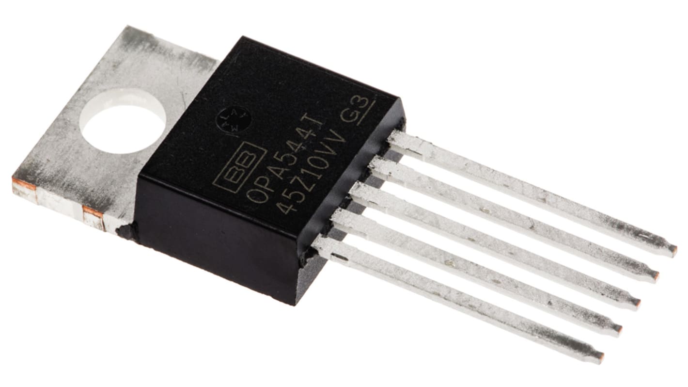 OPA544T Texas Instruments, Power, Op Amp, 1.4MHz, 5-Pin TO-220