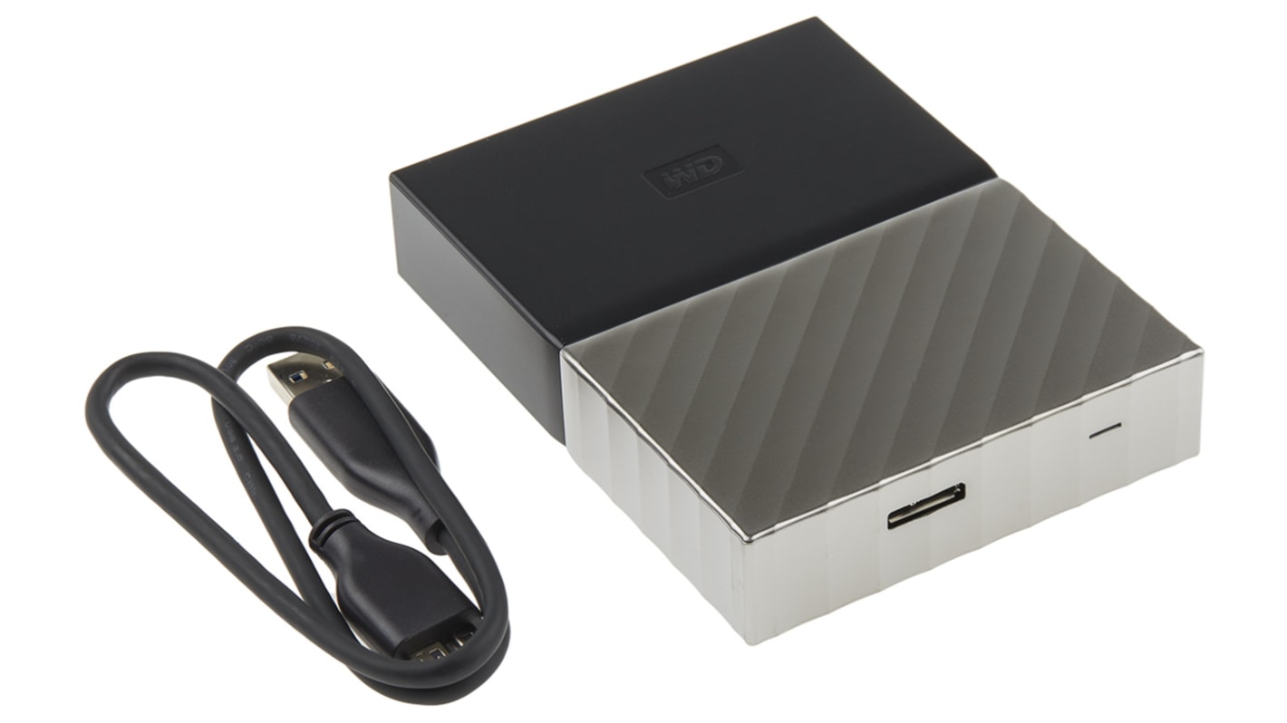 Disco duro externo externo Western Digital de 4 TB, AES-256