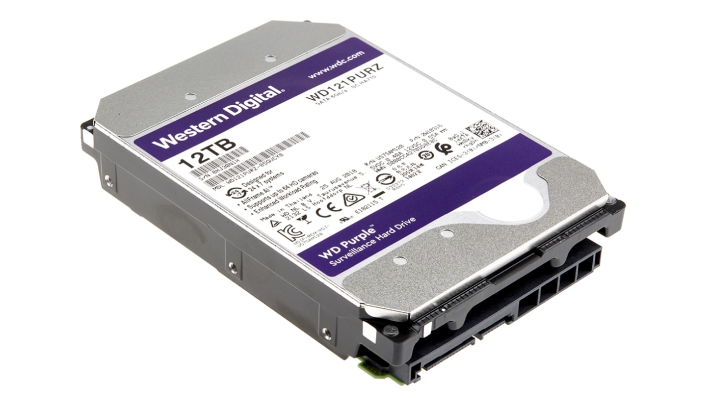 Interní pevný disk 12 TB Interní, rozhraní: SATA 6 Gbit/s Western Digital