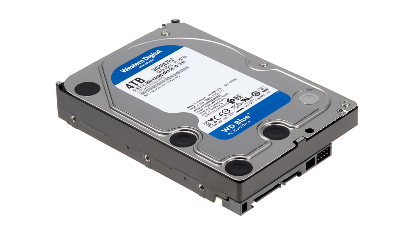 Interní pevný disk 4 TB Interní, rozhraní: SATA 6 Gbit/s Western Digital