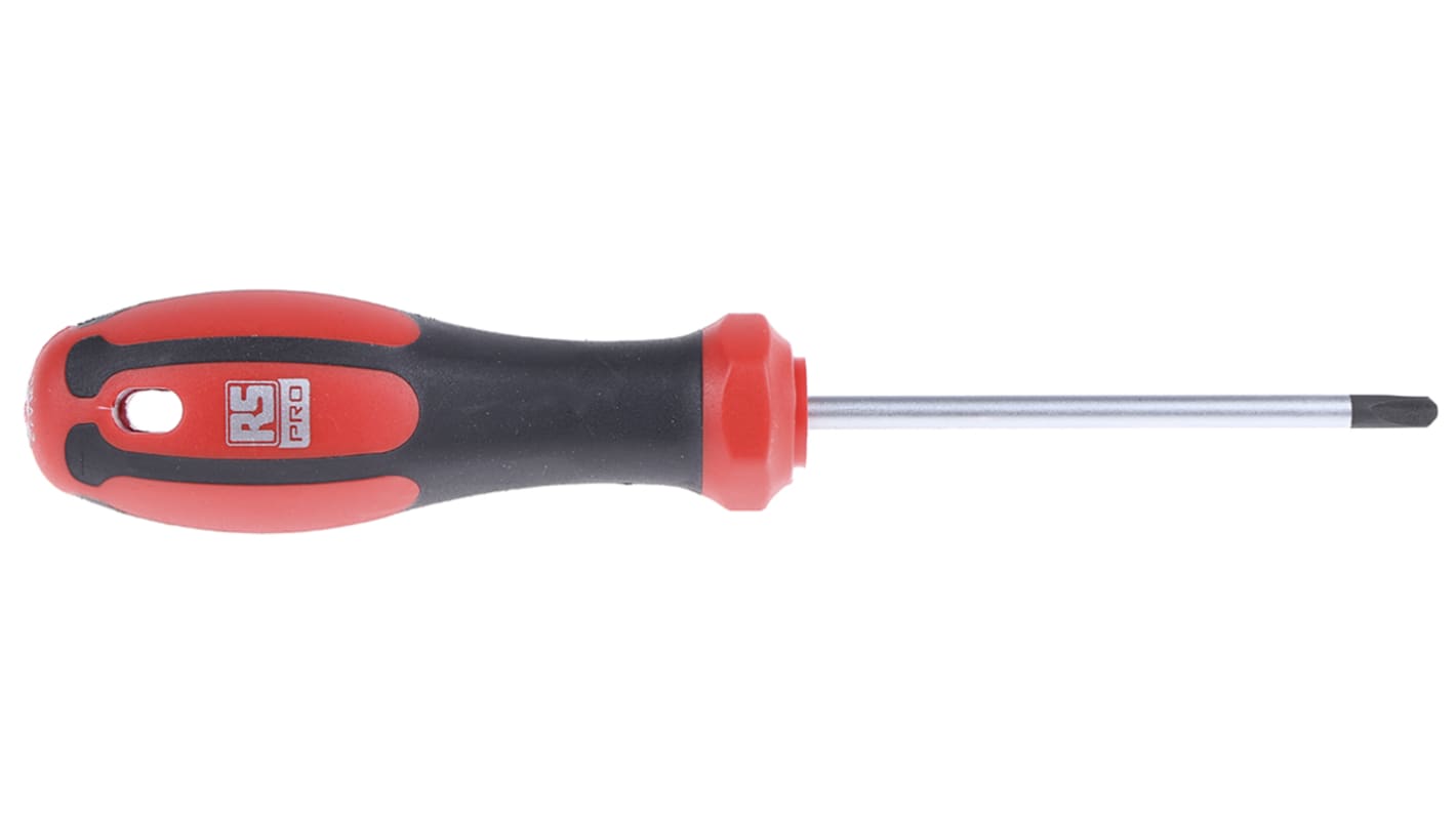 RS PRO Tri Wing Screwdriver, T2 Tip, 80 mm Blade, 180 mm Overall RS