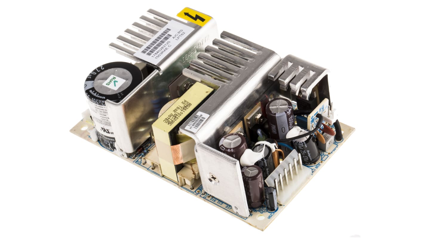 Alimentation à découpage, Artesyn Embedded Technologies 60W, 3 sorties à 5 V dc, ±12 V dc 1 A, 3.5 A, 8 A