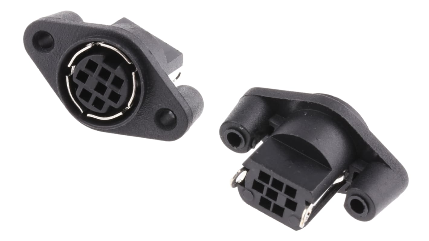 Conector DIN Hembra RS PRO de 8 vías, 1A, 100 Vac