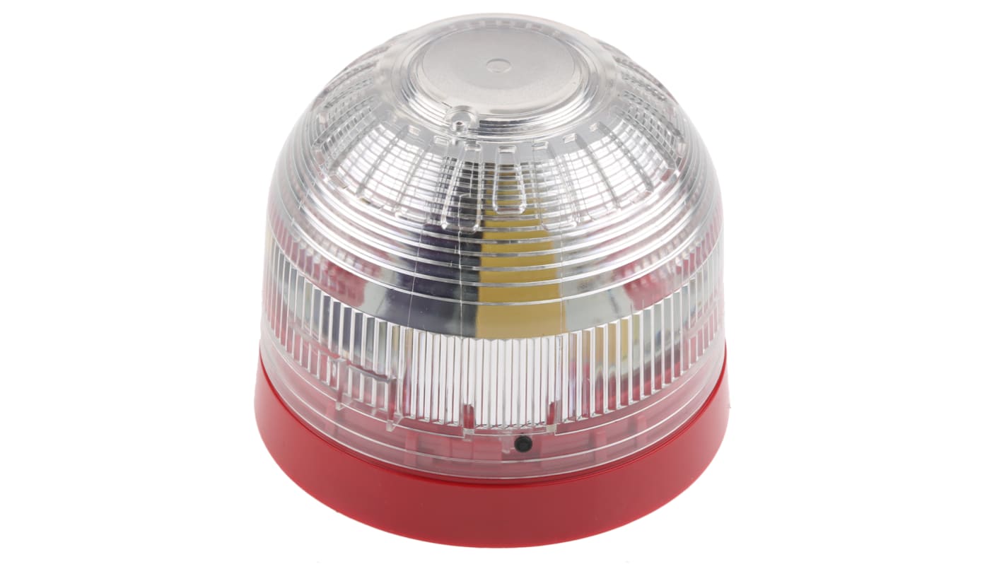 Klaxon Clear Beacon, 10 → 60 V dc, Base Mount, Xenon Bulb, IP21