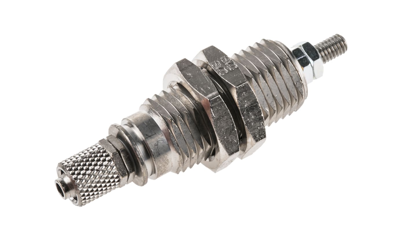 CJPB1015H6 SMC Pneumatic Piston Rod Cylinder 10mm Bore, 15mm Stroke, CJP Series, Single