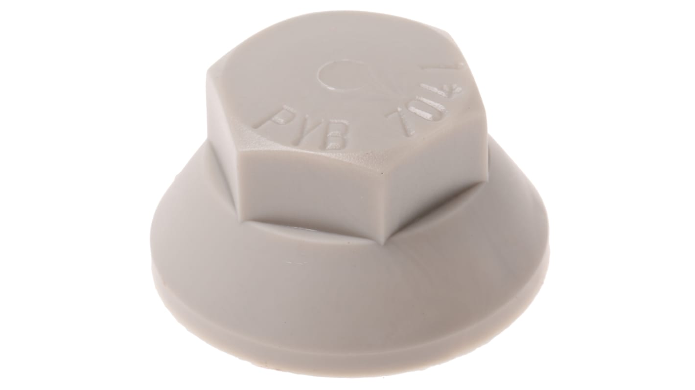 Tuerca de condensador KEMET PYB7041 para uso con Condensador Electrolítico, Nylon, diám. 22.5mm