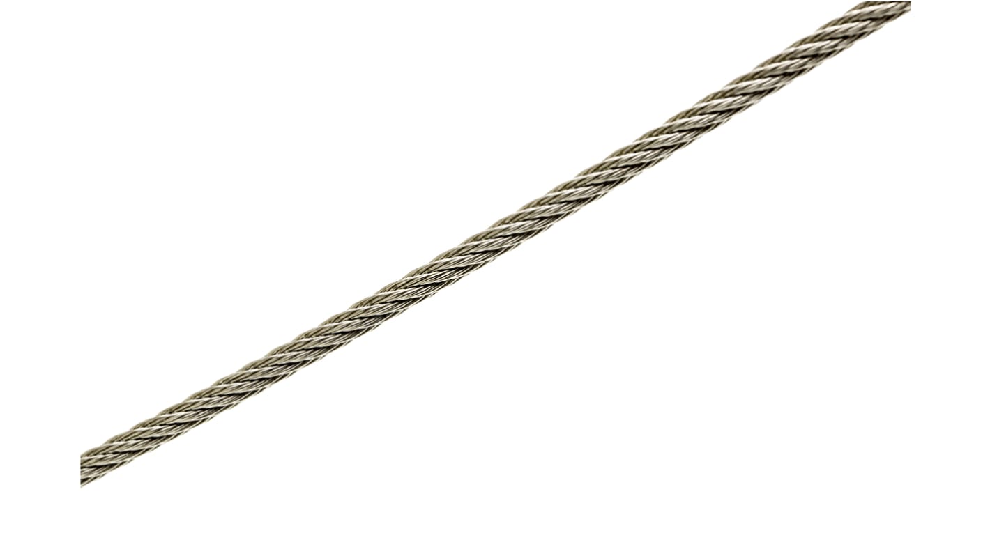 RS PRO Steel Wire Rope, 75m